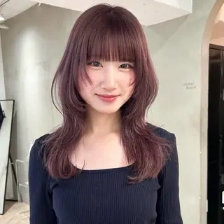 ロング カラー 縮毛矯正/レイヤー /kirara🌼のヘアスタイル