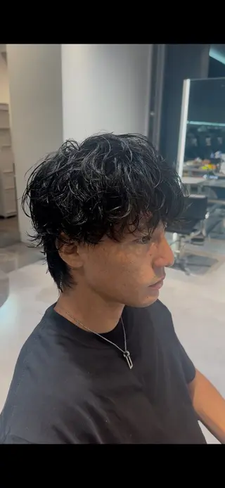 ショート パーマ メンズ 似合わせパーマ🔥 河浪  大智のヘアスタイル