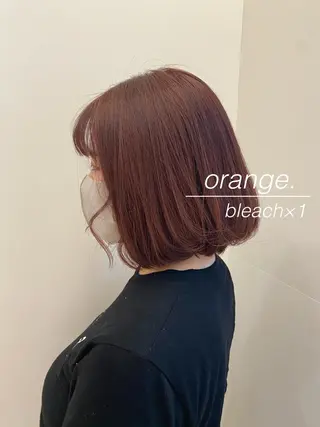 ミディアム カラー 小林 夢羽のヘアスタイル