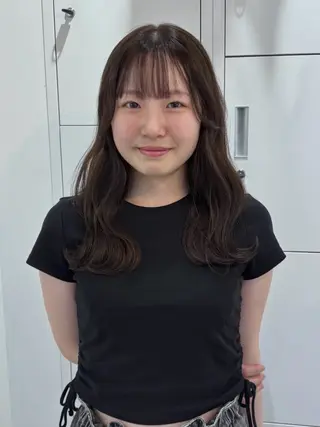 カラー recipe la couleurちずのヘアスタイル