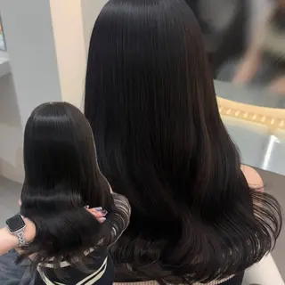 ロング カラー 🩶ワンカラー/池袋 /かのん🩶のヘアスタイル