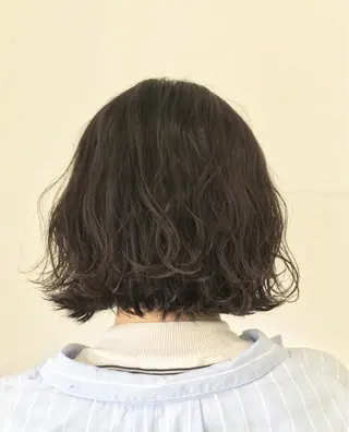ミディアム カラー 脱!黒髪 ダブルカラー【上野】のヘアスタイル