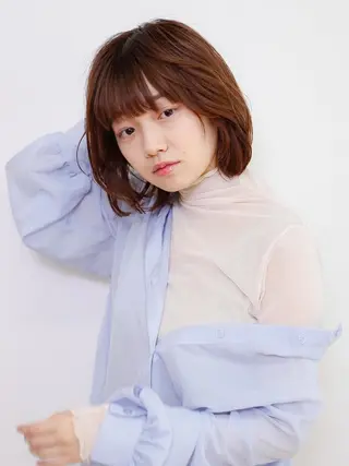 ミディアム カラー BASSA 下井草店のヘアスタイル