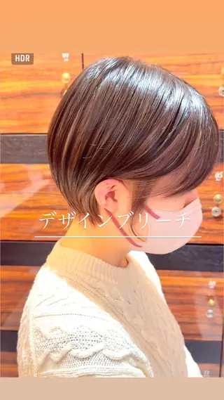 ショート カラー 長尾 晃汰のヘアスタイル
