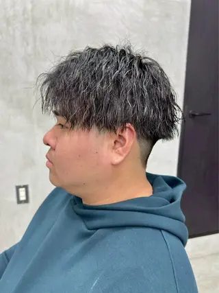 パーマ メンズ 💈直毛×ツイスパの プロ🥷清水真之介のヘアスタイル