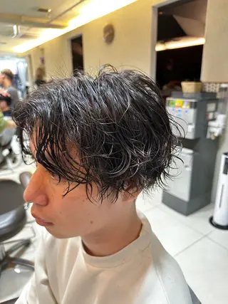 パーマ 💙メンズカット池袋 Manami💙のヘアスタイル