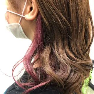ミディアム カラー 髪質改善専門 いしだあきひろのヘアスタイル