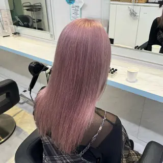 ロング カラー 暖色🩷透明感カラー ♡Maika♡のヘアスタイル