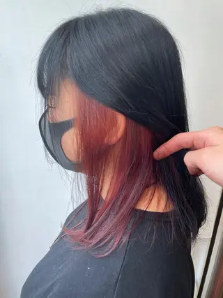 カラー 【店長】インナー指名 No.1戸塚優思のヘアスタイル