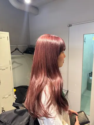ロング カラー パーマ ヘアアレンジ メンズ キッズ 韓国系🇰🇷🩶 艶暗髪/MEIのヘアスタイル
