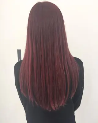 セミロング カラー ✂️小顔カット✂️ 山本有紀のヘアスタイル