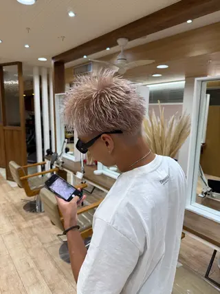 カラー メンズ 個室サロンKAITO メンズ特化美容師のヘアスタイル