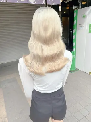 ロング カラー ハイトーン特化💍 NØRN💍韓国のヘアスタイル