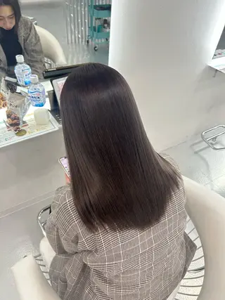 セミロング Tsgumi /京都/ハイトーンのヘアスタイル