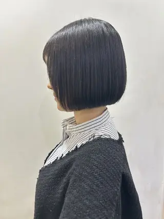 ショート ボブ人気No,1✨ TAME副店長のヘアスタイル
