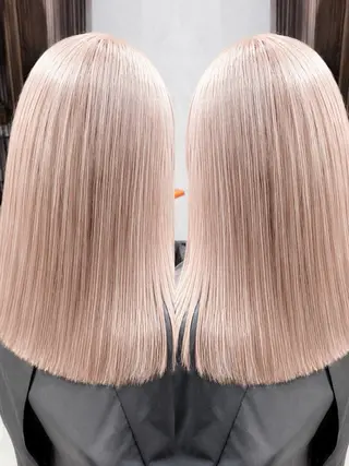 セミロング カラー C'LD Hair トモヤのヘアスタイル