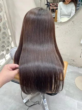 ロング カラー 緑区/艶髪 🦋柿下のヘアスタイル