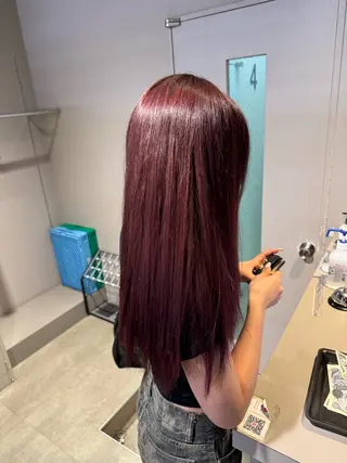 ロング カラー パーマ ヘアアレンジ メンズ キッズ 韓国系🇰🇷🩶 艶暗髪/MEIのヘアスタイル