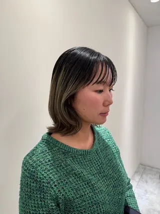 ミディアム 大塚 柊那のヘアスタイル