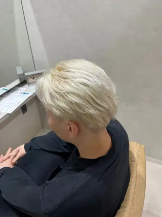 ショート カラー メンズ 艶感透明感カラー/ 大分 Keigoのヘアスタイル