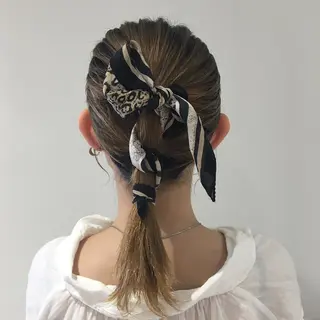 ミディアム 狩野 羅夢のヘアスタイル