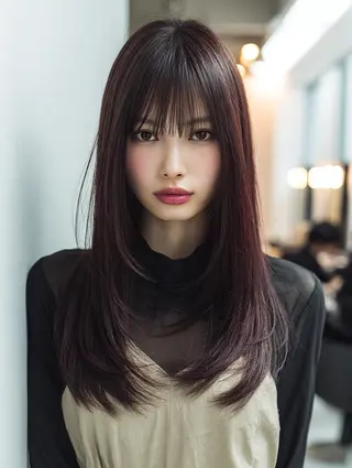 セミロング 艶髪診断で絶対綺麗✨ お悩み解決✨京谷宥✨のヘアスタイル