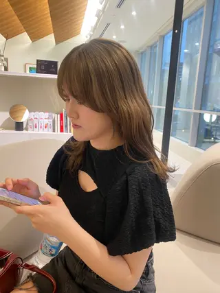ミディアム カラー 履歴回収❎ブリーチ/ レイヤーボブ🪄aiのヘアスタイル