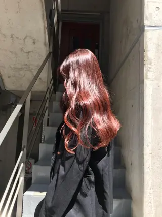 ロング カラー もりたみかこ 美容師お休み中のヘアスタイル