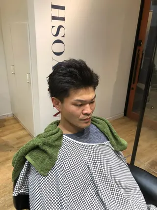 ショート メンズ メンズパーマ 堤　生智のヘアスタイル