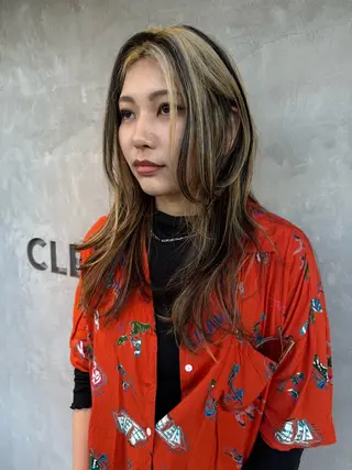 ロング 松本 夏海のヘアスタイル