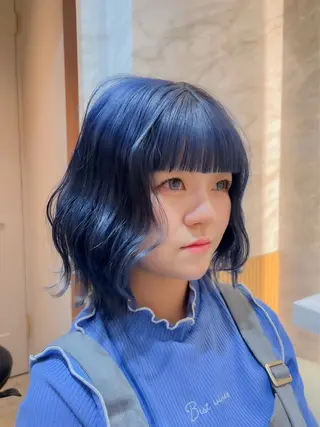ミディアム カラー ヘアアレンジ ボブ／ショート 🌻あやか🌻のヘアスタイル