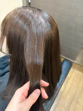 カラー ストレート/カラー 特化雪本☃️のヘアスタイル