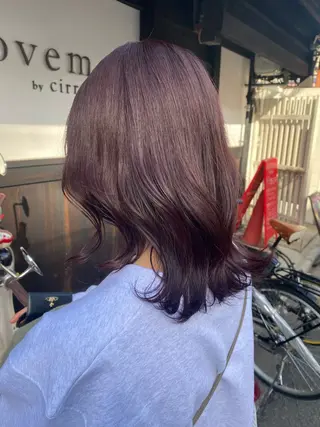 ミディアム カラー 【novem】 Miyukiのヘアスタイル