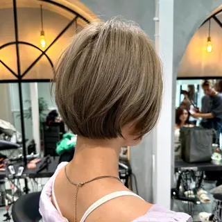 ショート 縮毛矯正/レイヤー taiga🧡のヘアスタイル