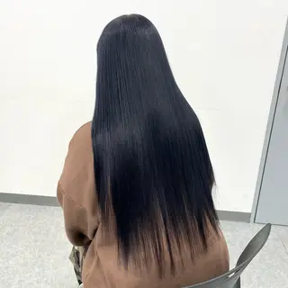 ロング カラー ヘアアレンジ 縮毛矯正🤍 ボブ/ HIKARIのヘアスタイル