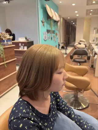ミディアム 後藤 悠紀のヘアスタイル