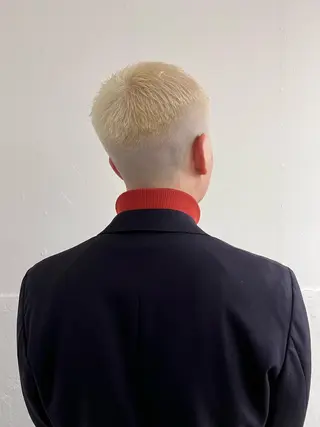 ショート カラー メンズ メンズ専門ブリー チカラー⚡️リュウジのヘアスタイル