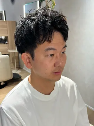 ショート メンズ 梅田茶屋町メンズ 専門美容師 山元一平のヘアスタイル