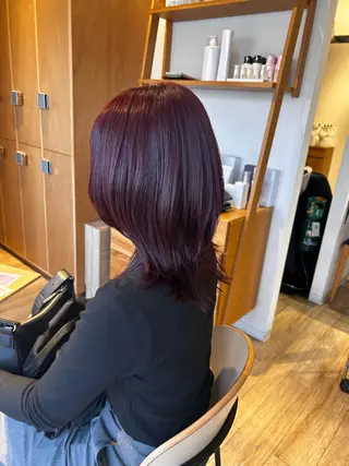 ミディアム 前畑 凜のヘアスタイル