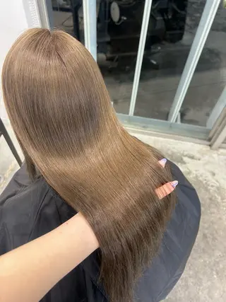ロング カラー ヘアアレンジ 🎀ブリーチ×艶髪 🎀 ♡さや♡のヘアスタイル