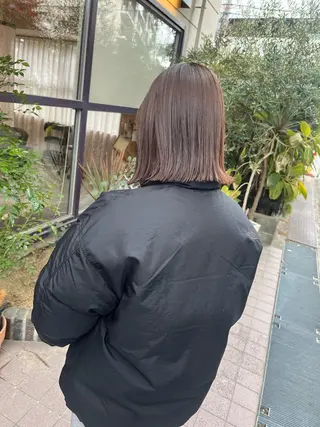 ミディアム 🐰桃山台/髪質改善 山亀のヘアスタイル