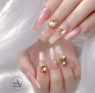 ネイル ANGILA ネイル¨̮S*Y*Kのネイルデザイン