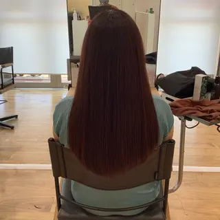 ロング カラー 髪質改善縮毛矯正 美容師✂️山崎竜二のヘアスタイル