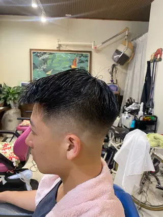 ショート メンズ 森　敦生👑 メンズカット＆パーマのヘアスタイル