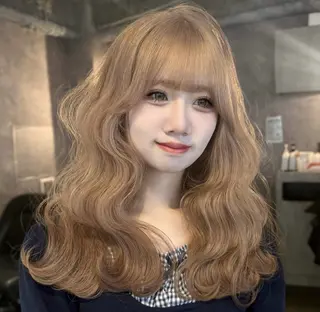 セミロング カラー 🍒さき🍒大宮/ 艶カラー特化のヘアスタイル
