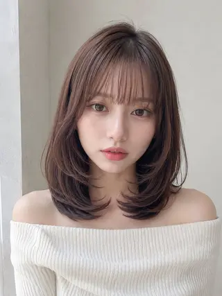 ミディアム 🐣無料カット🐣 こばやし なおのヘアスタイル
