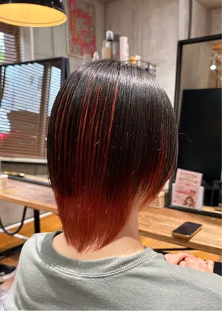 ミディアム カラー 🎨艶感ニュアンス カラー🐬櫻井海星のヘアスタイル