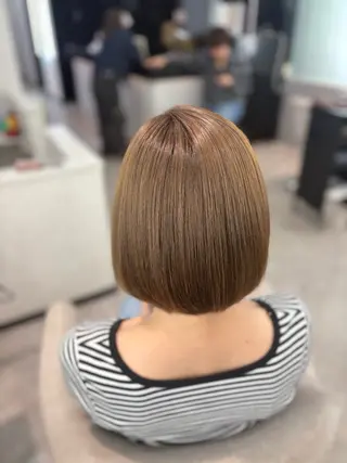 ショート カラー Miu 名古屋カット ミディアム/ピンク髪のヘアスタイル