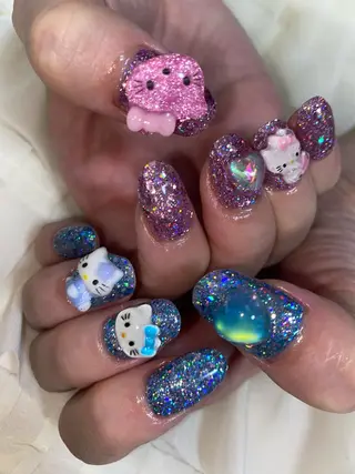 ネイル 個性派🌺推しネイル 💅💞hota🐇のネイルデザイン