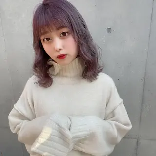 ミディアム カラー TELA HAIR 石岡♡ａｉｋａのヘアスタイル